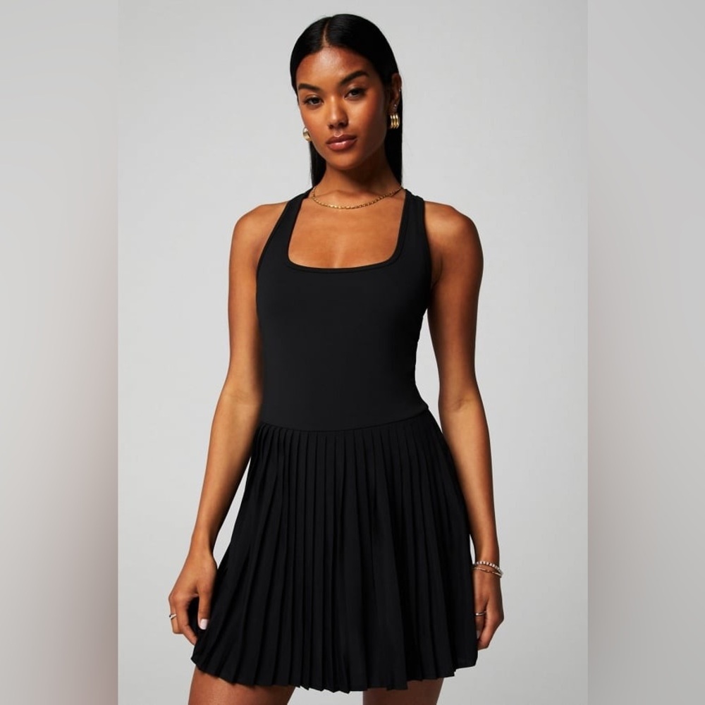 Fabletics Hot Shot Pleated Dress Classic Mini L